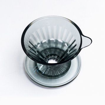 Пластиковый пуровер Timemore Crystal Eye dripper V02 (темний)